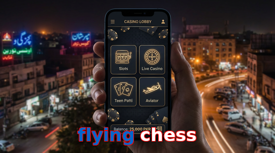 Main screen of Flying Chess app page for PK players
