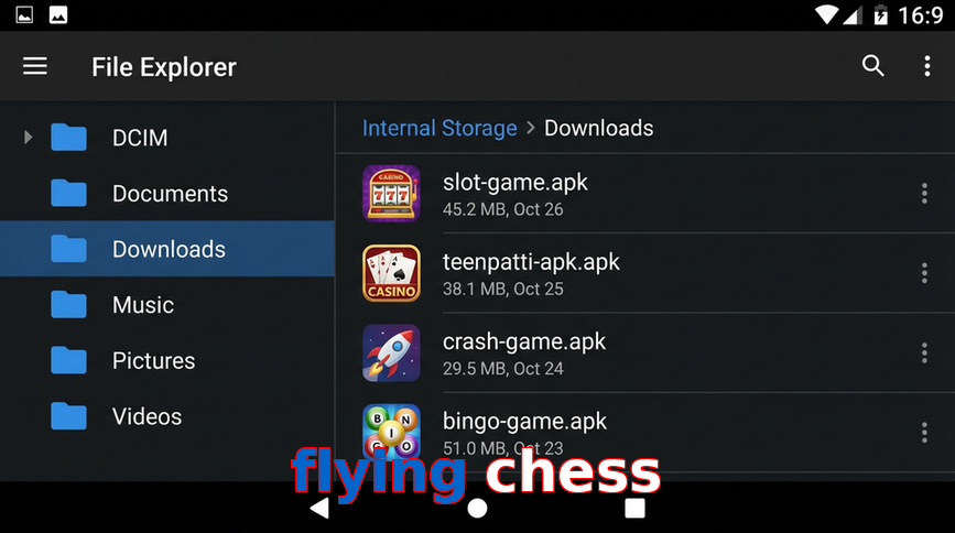 Main screen of Flying Chess gameapk page for PK players