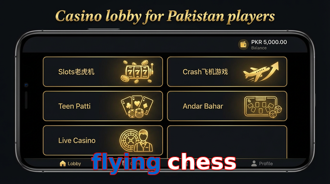 Lobby view of Flying Chess for Pakistan users